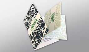 Carte de visite 2 volets